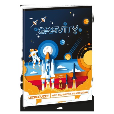 Leckefüzet A5, tűzött 38 lap Ars Una GRAVITY 10db/csomag