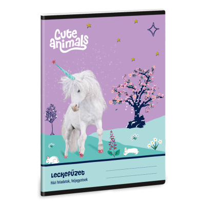 Leckefüzet A5, tűzött 38 lap Ars Una UNICORN 10db/csomag