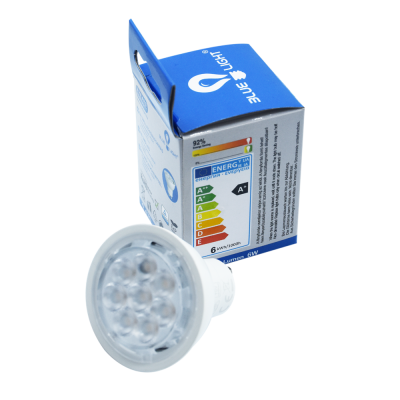 Led 6W GU10 4000k 470lm Blue Light