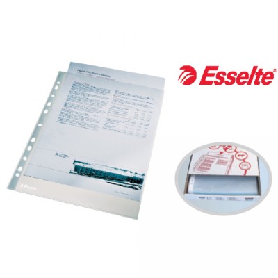 Genotherm lefűzhető, A4, 55 micron víztiszta Esselte 56066 100 db/csomag