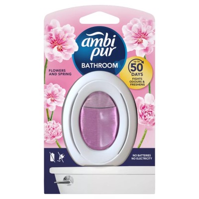 Légfrissítő 7,5 ml  Ambi Pur Bathroom Flowers and Spring