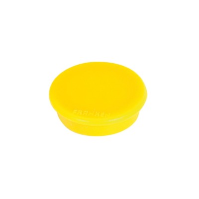 Mágnes 24mm, 10 db/csomag, Franken sárga