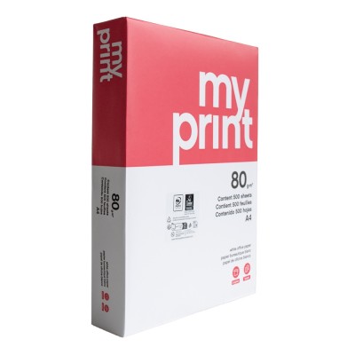 Másolópapír A4, 80g, My Print 500ív/csomag Másolópapír A4, 80g, My Print 500ív/csomag