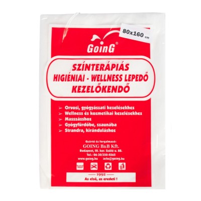 Masszázslepedő egyszer használatos 80 x 160 cm fehér 50 g-os Basic