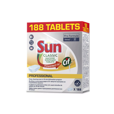 Mosogatógép tabletta 188 db/csomag Sun Classic