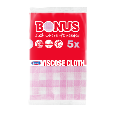Mosogató kendő 5 db/csomag Viszkóz Bonus_B347