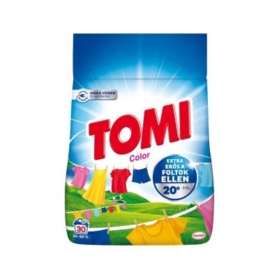Mosópor 1,5 kg/1,65 kg (30 mosás) színes ruhákhoz Tomi Color