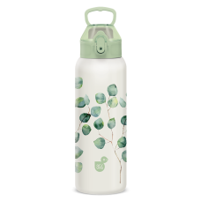 Műanyag duplafalú fémkulacs 700ml Ars Una Botanic Leaf