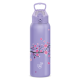 Műanyag duplafalú fémkulacs 700ml Ars Una Snow Flower-purple