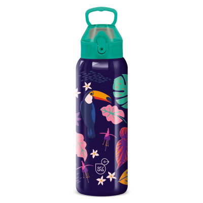 Műanyag duplafalú fémkulacs 700ml Ars Una Toucan