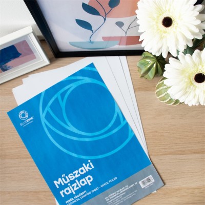 Műszaki rajzlap A3, 180g. 25ív/csomag, Bluering®