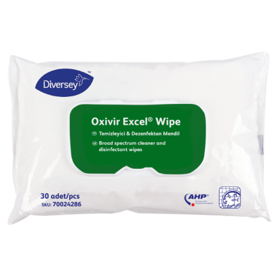 Nedves törlőkendő fertőtlenítő hatással 100 db/csomag Oxivir Excel Wipe