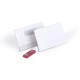 Névkitűző 90x54mm, mágnessel, 10 db/csomag, Durable Click Fold áttetsző