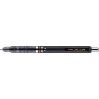 Nyomósirón 0,5 mm, Zebra DelGuard, fekete