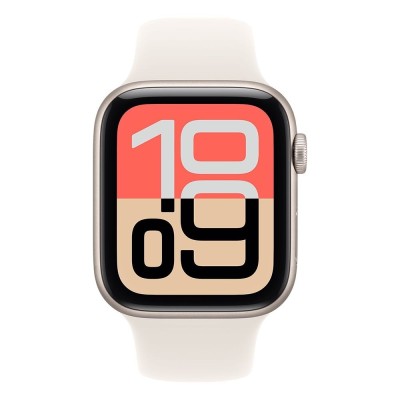 Okosóra Apple Watch SE 3 GPS 44mm Starlight Aluminium Case with Starlight Sport Band - M/L Okosóra Apple Watch SE 3 GPS 44mm Starlight Aluminium Case with Starlight Sport Band - M/L