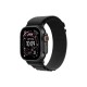 Okosóra Apple Watch Ultra 3 Cellular 49mm Black Titanium Case with Black Alpine Loop - Large