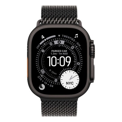 Okosóra Apple Watch Ultra 3 Cellular 49mm Black Titanium Case with Black Titanium Milanese Loop - Medium Okosóra Apple Watch Ultra 3 Cellular 49mm Black Titanium Case with Black Titanium Milanese Loop - Medium