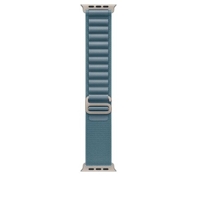 Okosóra Apple Watch Ultra 3 Cellular 49mm Natural Titanium Case with Light Blue Alpine Loop - Medium