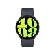 Okosóra SAMSUNG Galaxy Watch 6 (szilikon csuklópánt, 44mm) fekete