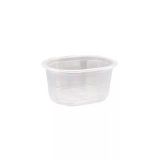 Oktogon tálka alj/kocsonyástál műanyag 375 ml 100 db/csomag