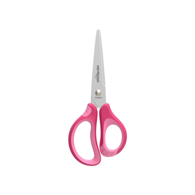 Olló 13 cm tompa fejű Keyroad Soft Grip vegyes színek