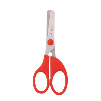 Olló balkezes 13 cm tompa fejű 20 db/display Keyroad Left-handed vegyes színek