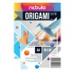 Origami és kivágó papír A4, vegyes színek, 10 lap/csomag, Nebulo