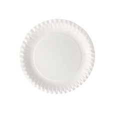 Papírtálca kerek D 28 cm 100 db/csomag, fehér