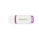 Pendrive 64Gb. USB 2.0 Philips Snow Edition fehér-lila