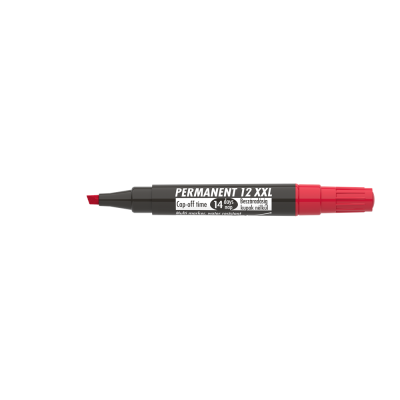 Alkoholos marker 1-4mm, vágott Ico 12XXL piros