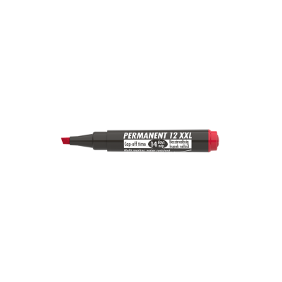 Alkoholos marker 1-4mm, vágott Ico 12XXL piros