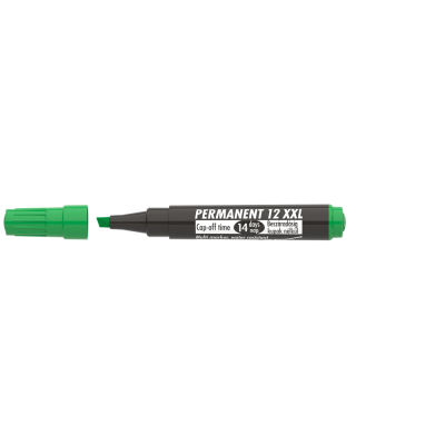 Alkoholos marker 1-4mm, vágott Ico 12XXL zöld