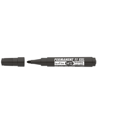 Alkoholos marker 3mm, kerek Ico 11XXL fekete