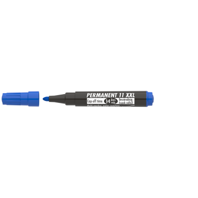 Alkoholos marker 3mm, kerek Ico 11XXL kék