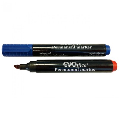 Alkoholos marker 1-5mm, vágott hegyű, fekete EVO