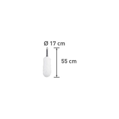 Poroló/porseprű mikroszálas 55 cm