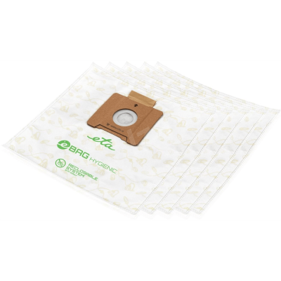 Porzsák textil 5 db/doboz ETA eBAG HYGIENIC 9600 68010 Porzsák textil 5 db/doboz ETA eBAG HYGIENIC 9600 68010