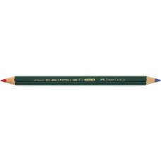 Postairón hatszögletű vastag 873 Faber-Castell piros-kék
