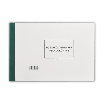 Postaküldemények feladókönyve A4, fekvő 150 lapos C.7976-12/UJ