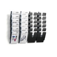 Prospektustartó A4, Durable Flexiplus 6 db/csomag, áttetsző