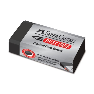 Radír forgácsmentes Faber-Castell fekete