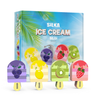 Radír, jégkrém, 36 db/display, Silka
