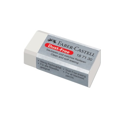 Radír, Faber-Castell forgácsmentes, 42x21x11mm fehér Radír, Faber-Castell forgácsmentes, 42x21x11mm fehér