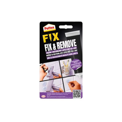 Ragasztó erős, visszaszedhető 44g. Pattex Fix & Remove Ragasztó erős, visszaszedhető 44g. Pattex Fix & Remove