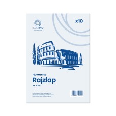 Rajzlap A4, félfamentes fóliázva Bálnás Bluering® 10 ív/csomag,