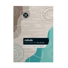 Rajzlap A4 félfamentes, papírszalagos 10 ív/csomag, Nebulo
