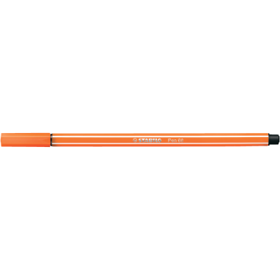 Rostirón, filctoll 1mm, M STABILO Pen 68 halvány narancssárga