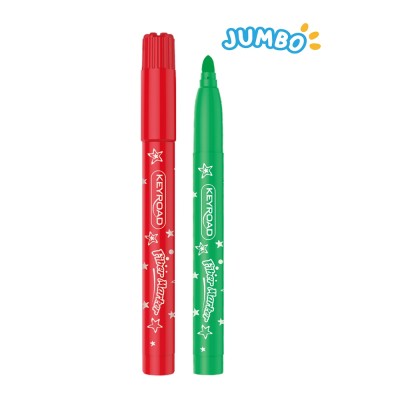 Rostirón, filctoll készlet 5 mm 12 db/bliszter Keyroad Jumbo vegyes színek