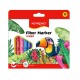 Rostirón, filctoll készlet 5 mm 12 db/bliszter Keyroad Jumbo vegyes színek