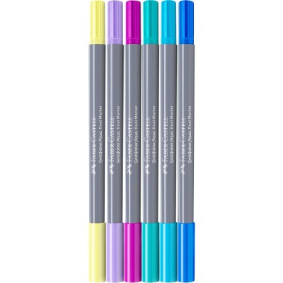 Rostirón, filctoll készlet akvarell kétvégű GOLDFABER AQUA Kagyló szimfónia Faber-Castell 4klf. szín